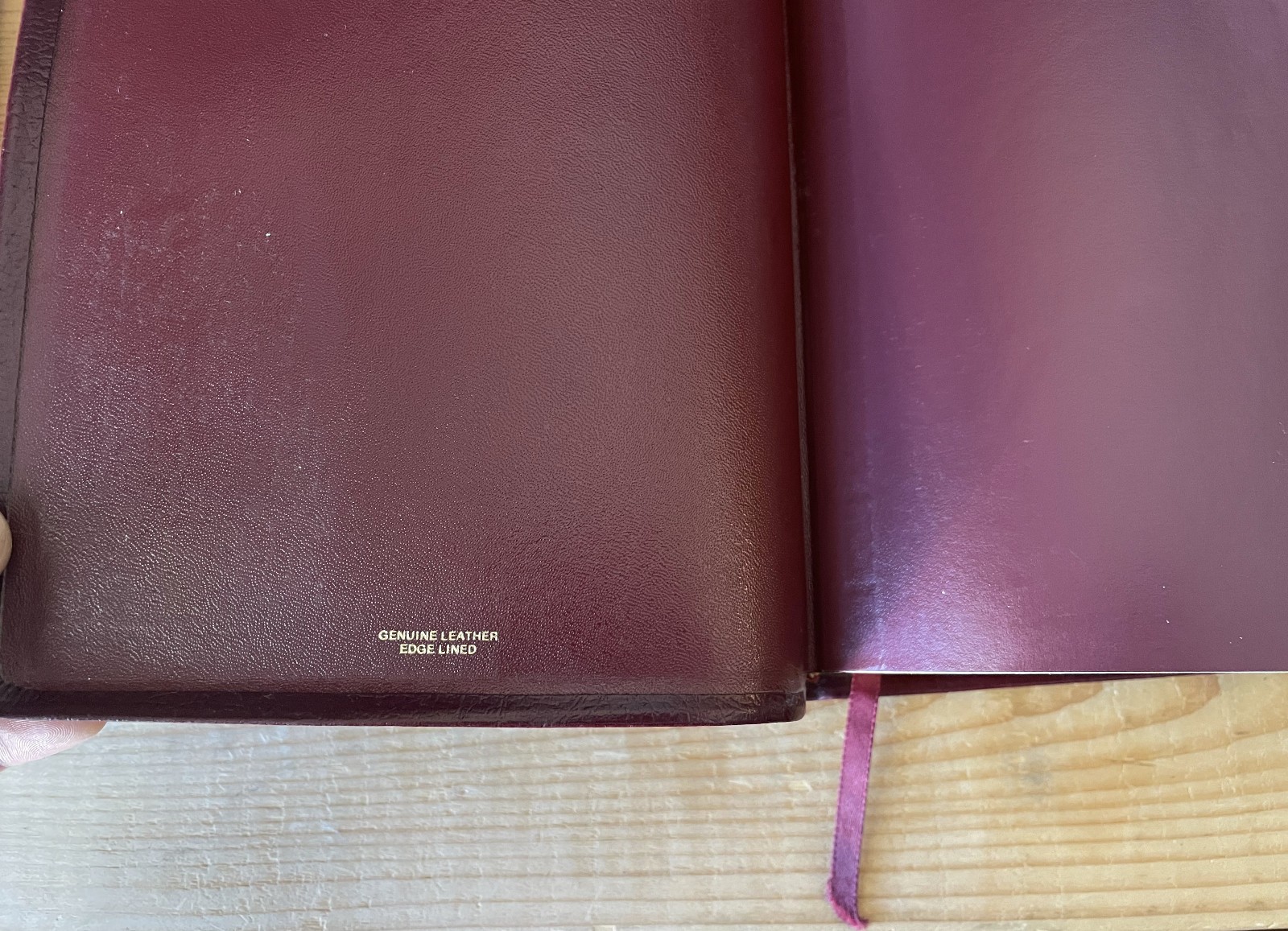 Tyndale KJV Life Application Study Bible Genuine Leather Edge Lined Maroon