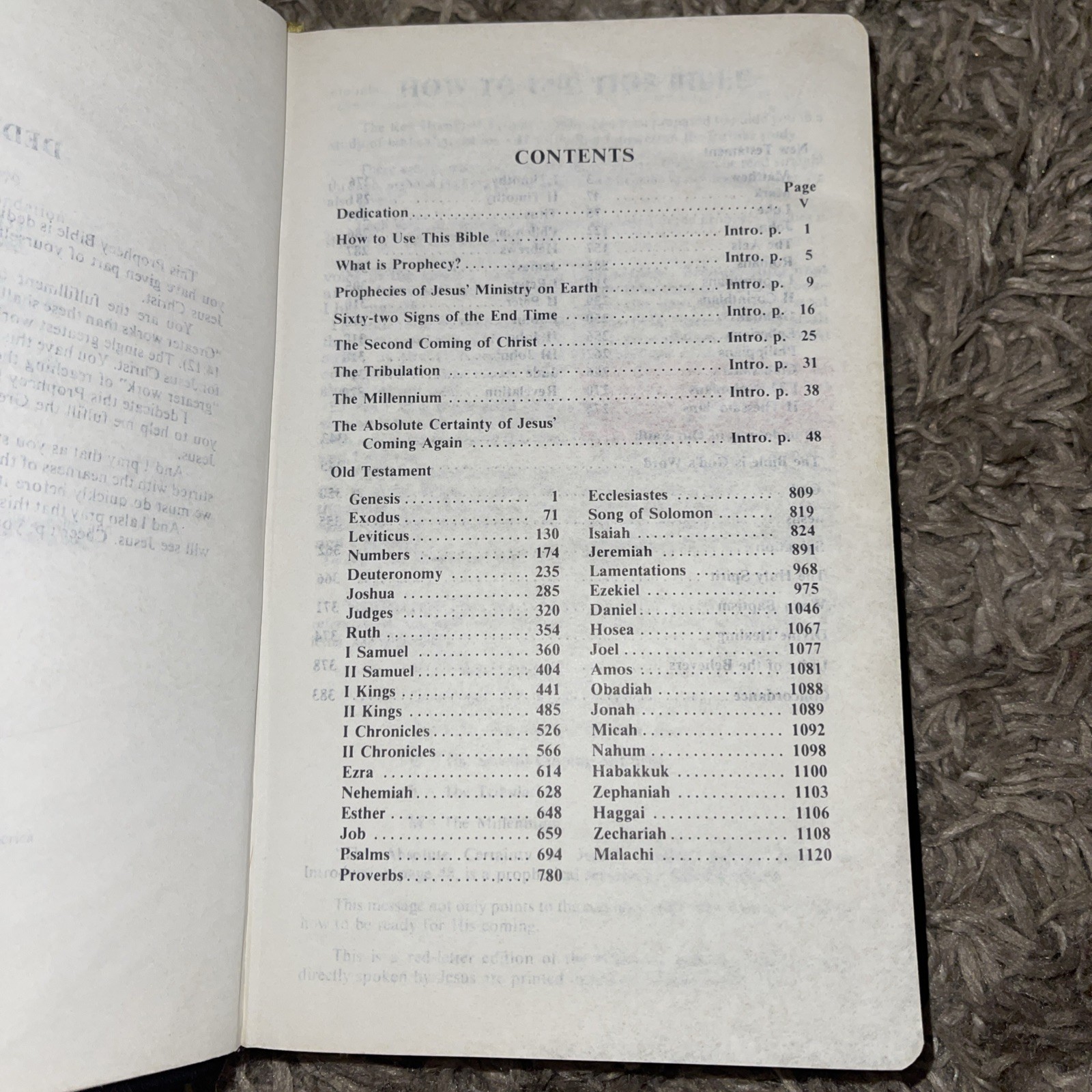 Vintage 1979 Rex Humbard Prophecy Bible KJV Genuine Leather Black