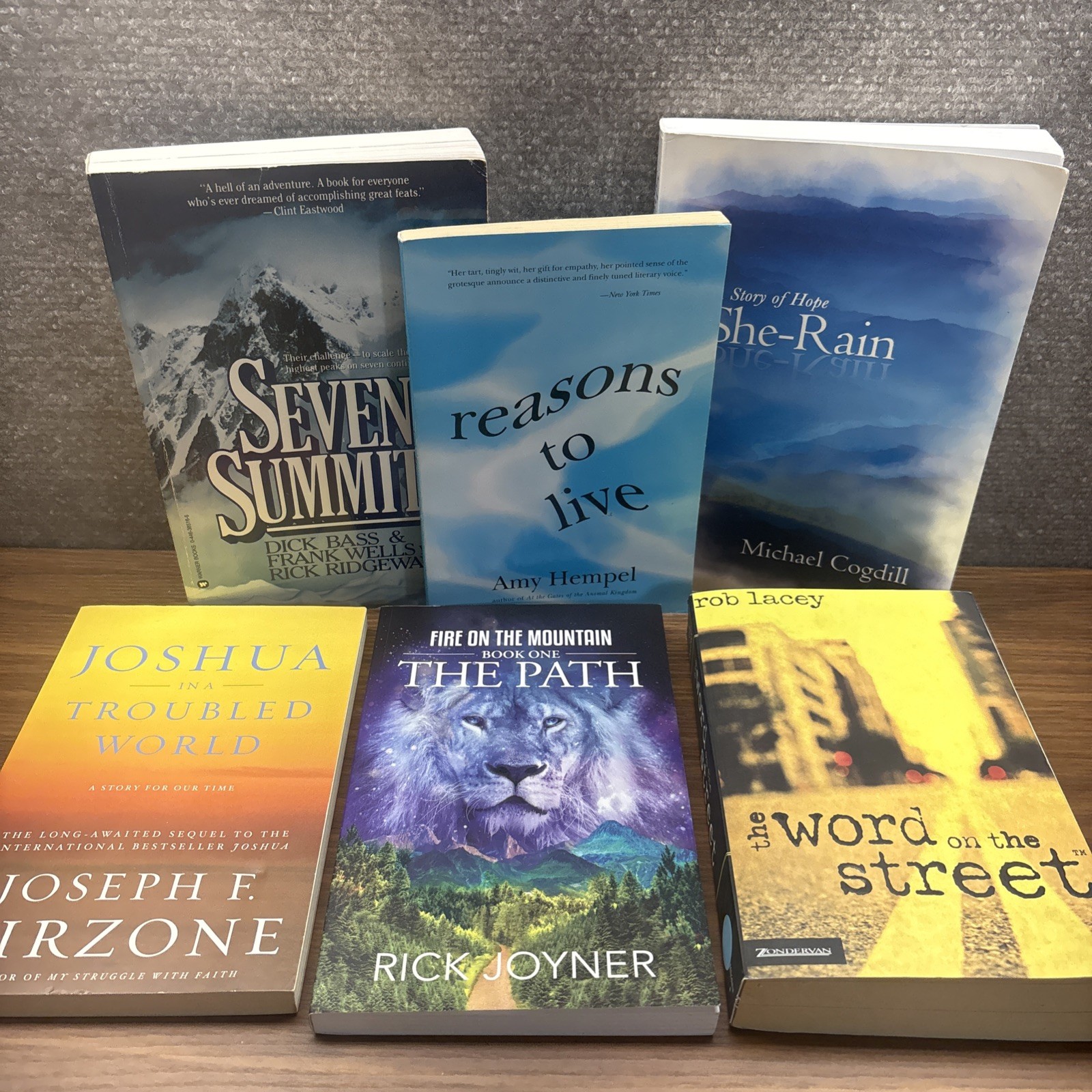 Christian Book Bundle Of 6 Fiction Religious Literary Paperbacks Faith Novels