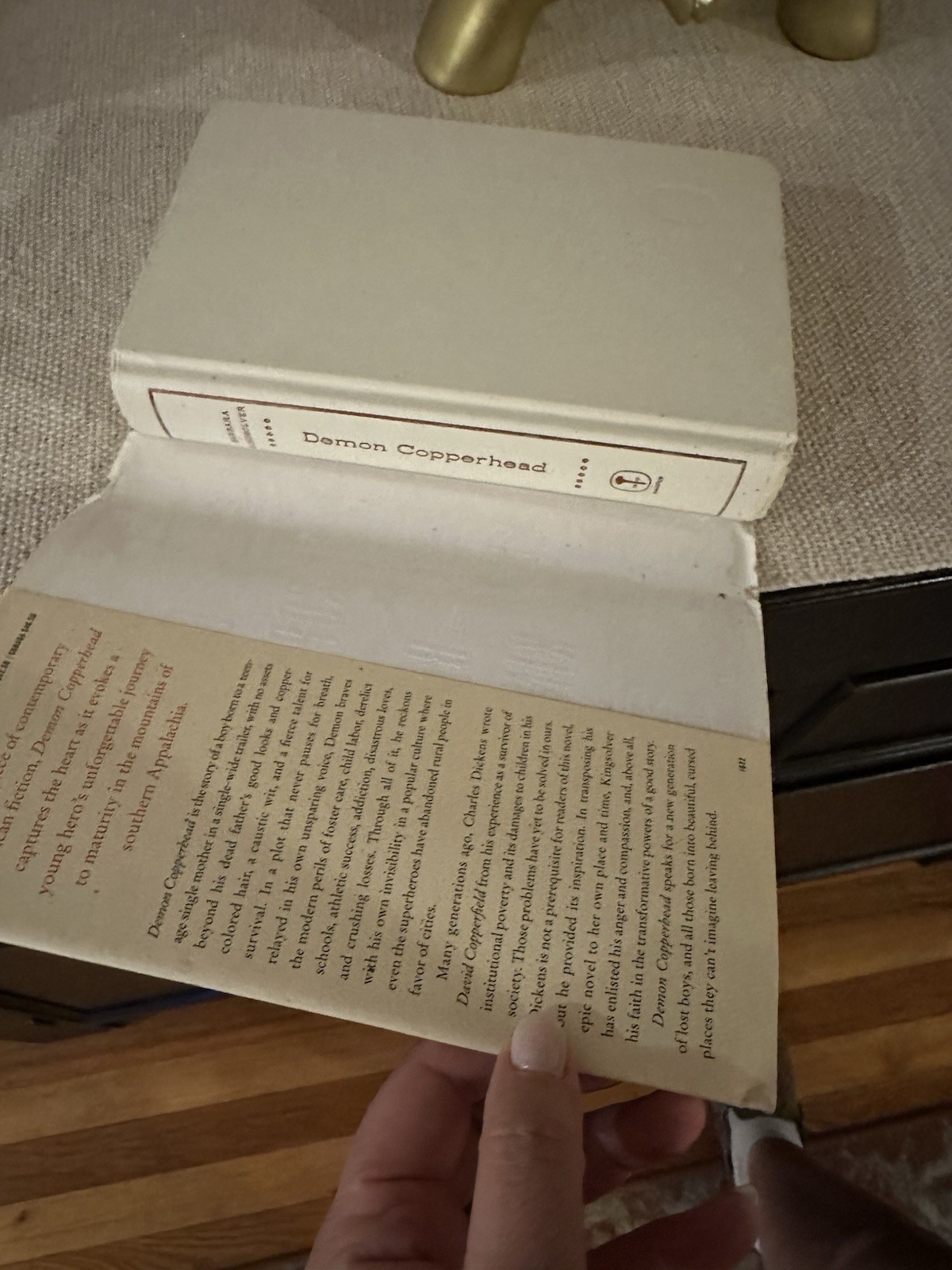 Demon Copperhead Barbara Kingsolver 1st Edition 1st Printing Hardcover