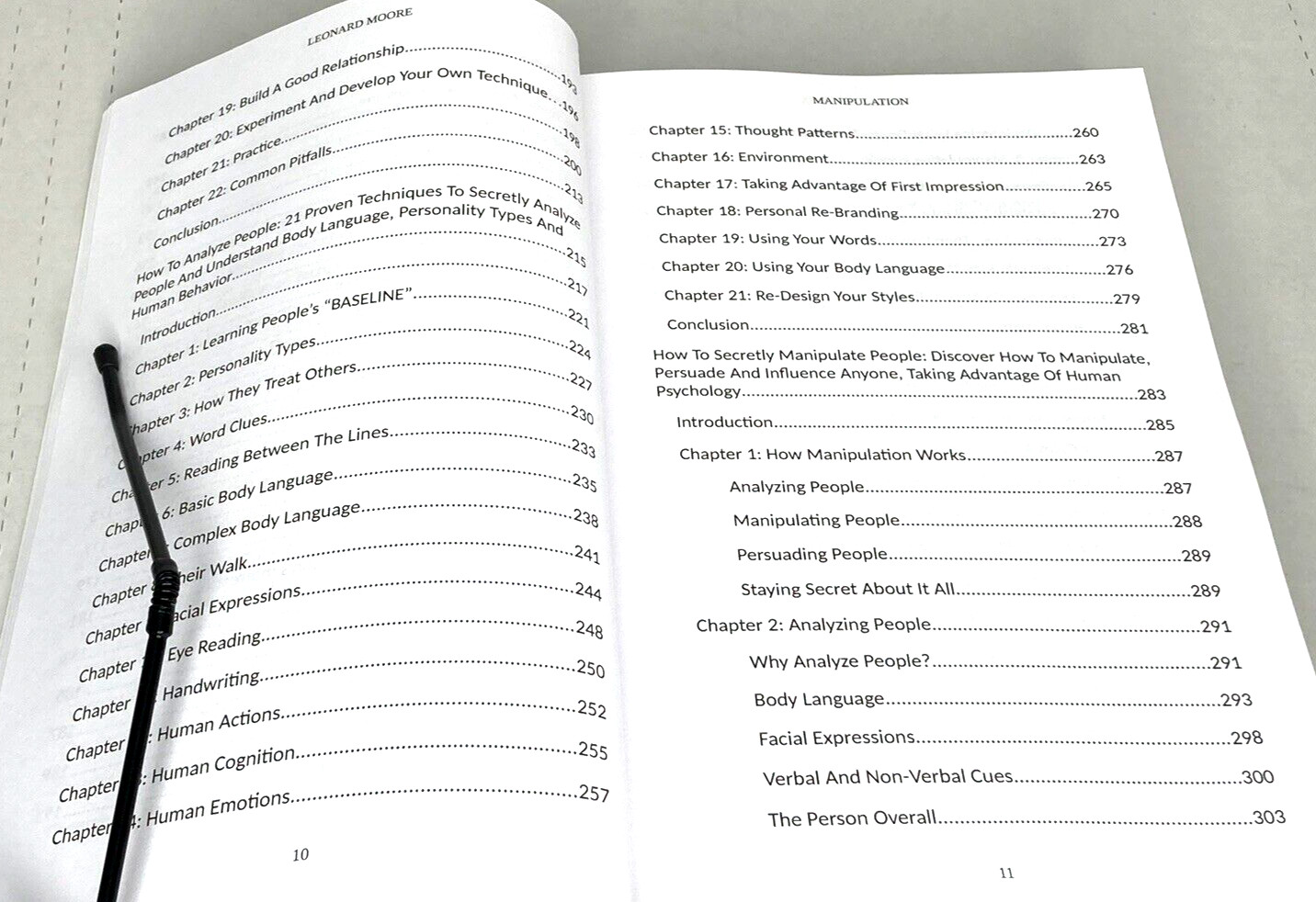 preowned, MANIPULATION (6 manuscripts) MOORE, 396 pages, 2018, VGC