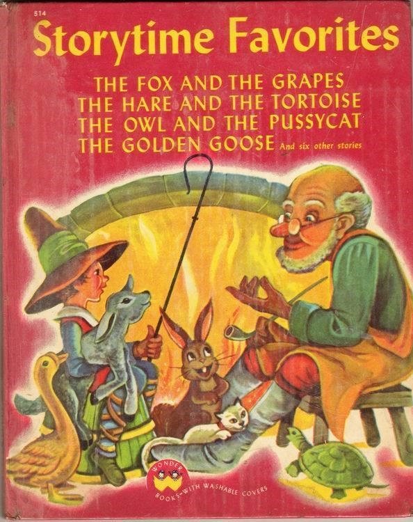 Storytime Favorites, Wonderbook, 1947 Vintage children’s story book