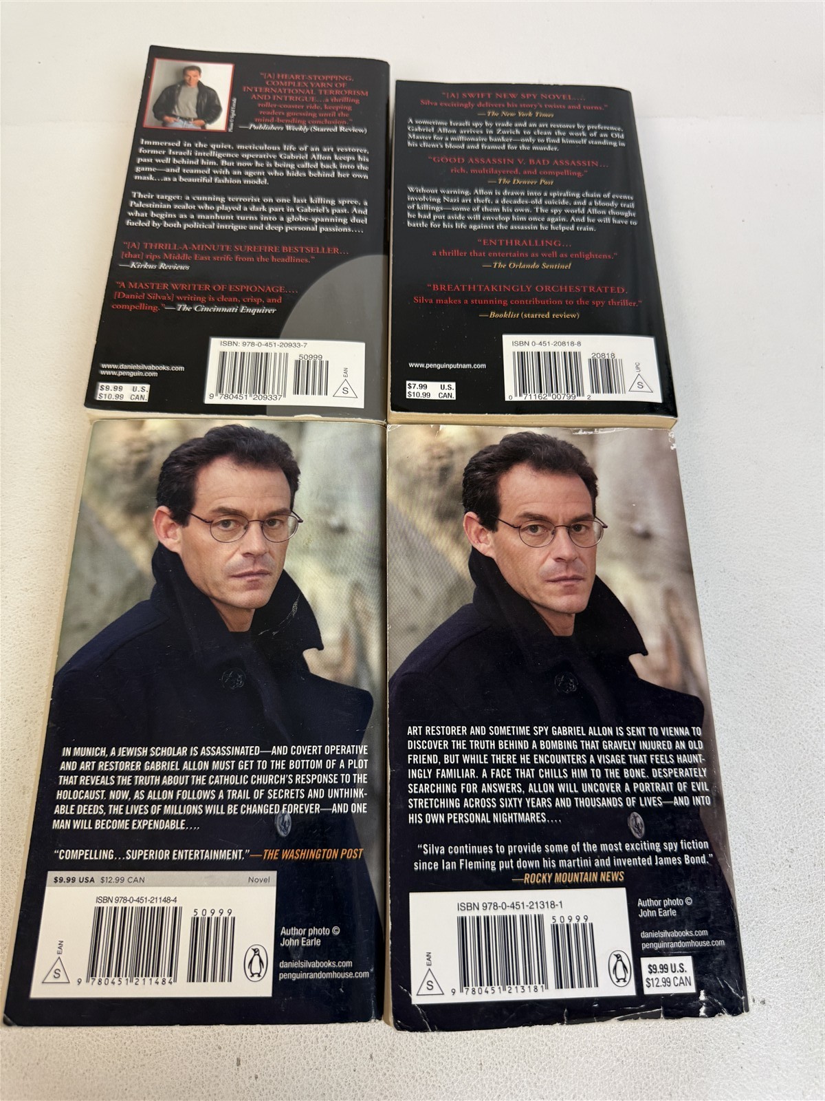 Daniel Silva Lot 22 Paperbacks including 19 Gabriel Allon series