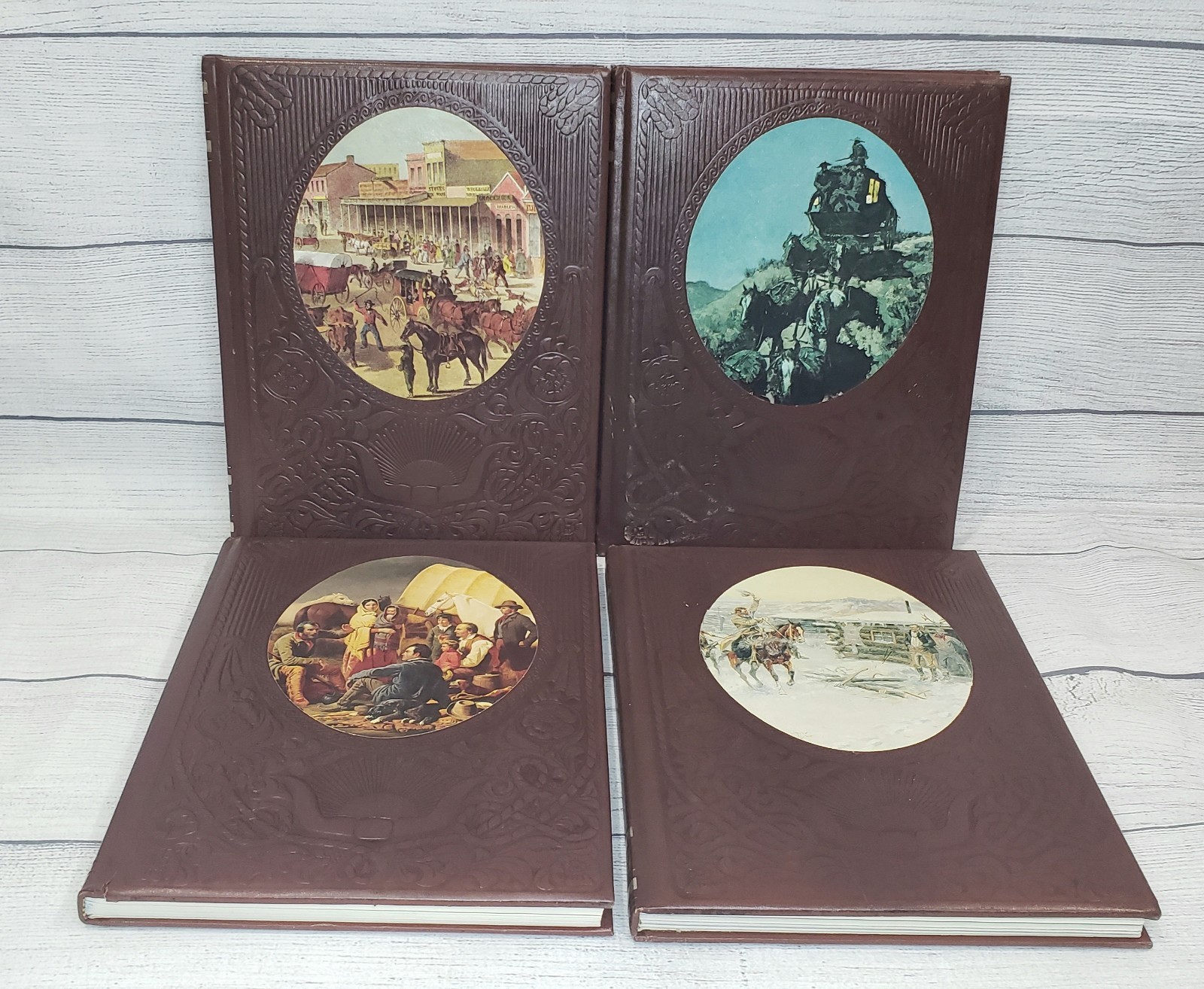 Time Life Books The Old West Series Set of 9 Hardcover 1974 Embossed Cover