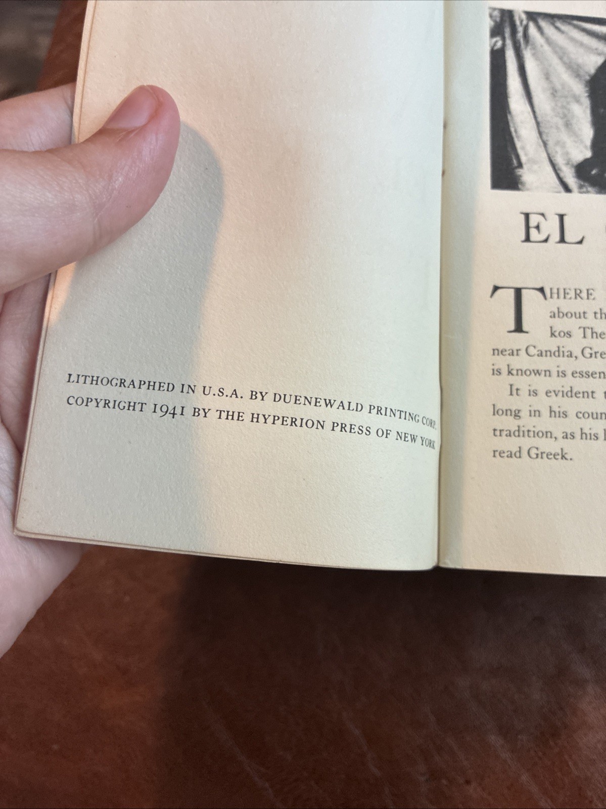 Vintage Art Books – Lot of 2 – El Greco & Rembrandt-Hyperion-1941