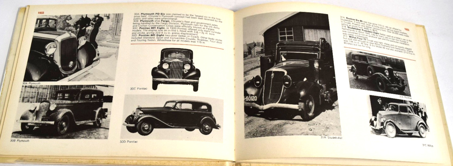 AMERICAN CARS OF THE 1930S (OLYSLAGER AUTO LIBRARY) By Olyslager Organization