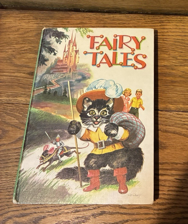 Fairy Tales by Whitman Publishing 1950 LARGE Size Children’s Book