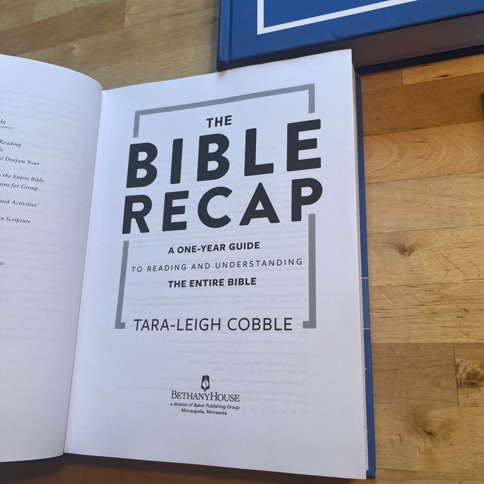 The Bible Recap A One Year Guide – Lot of 3 Hardcover Set – Tara-Leigh Cobble