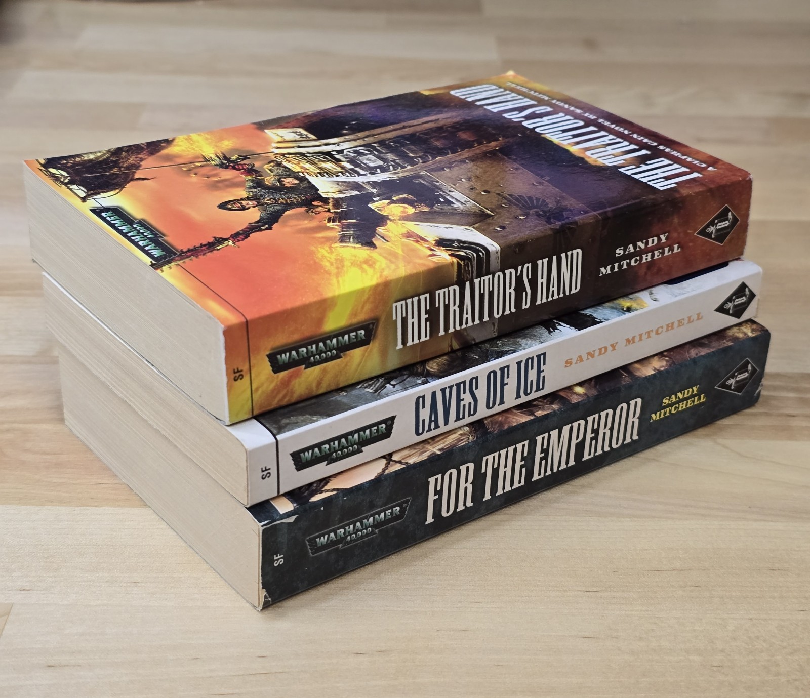 CIAPHAS CAIN NOVELS 1-5 SET BY SANDY MITCHELL WARHAMMER 40K