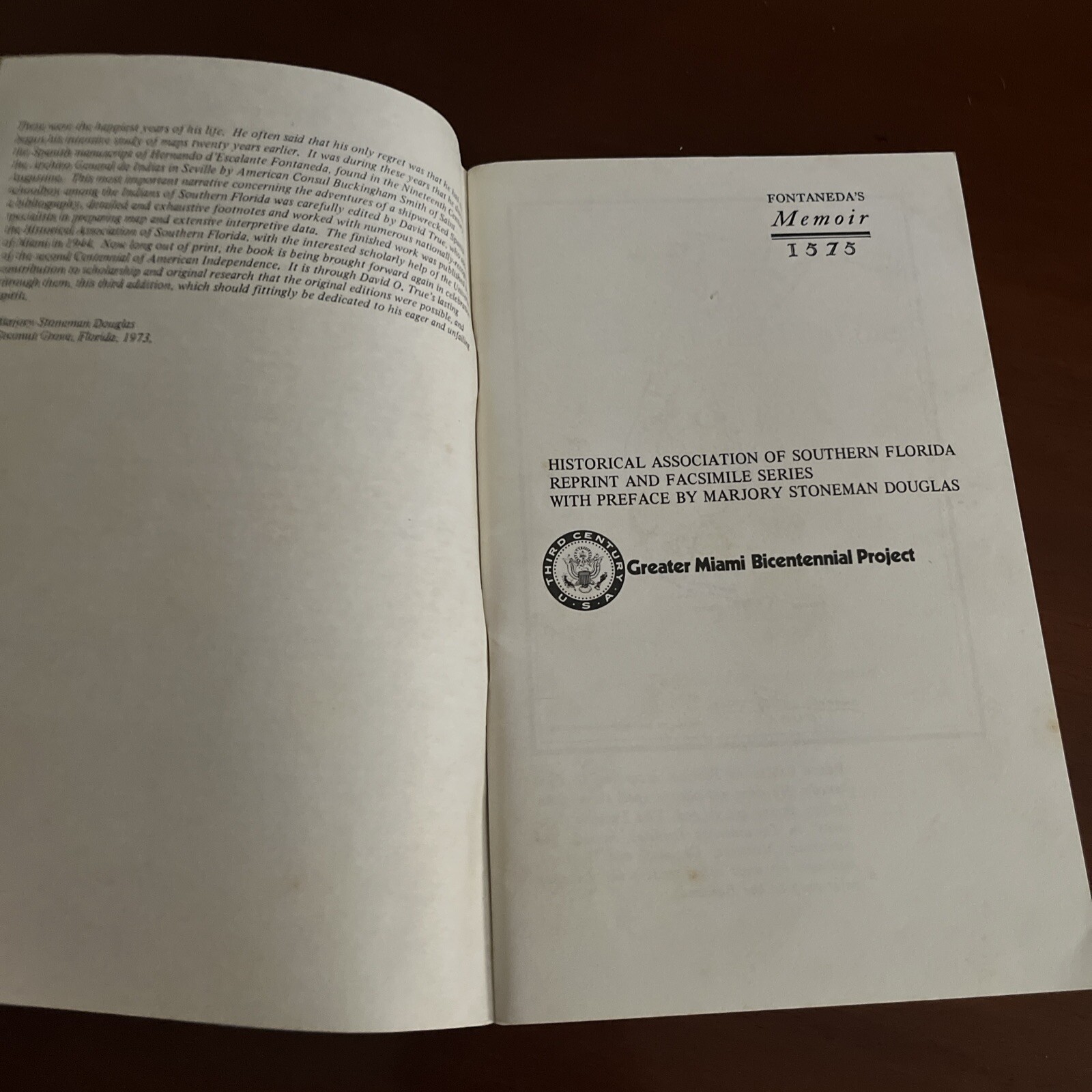 Memoir Do d’ Escalente Fontana Respecting Florida 1575