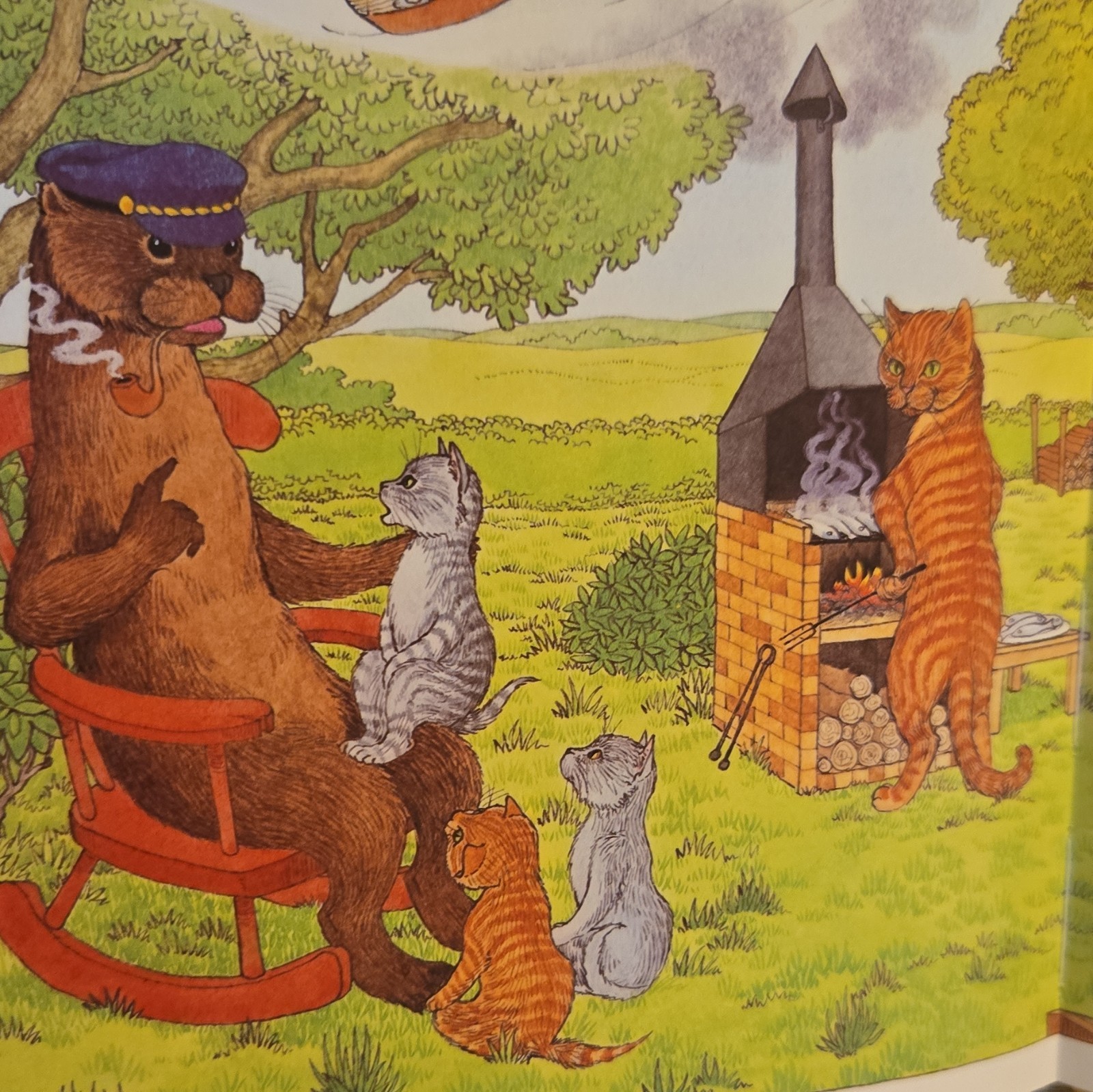 RARE The Country Life of J.B. Rabbit Doris Susan Smith Hardcover 1983 Children