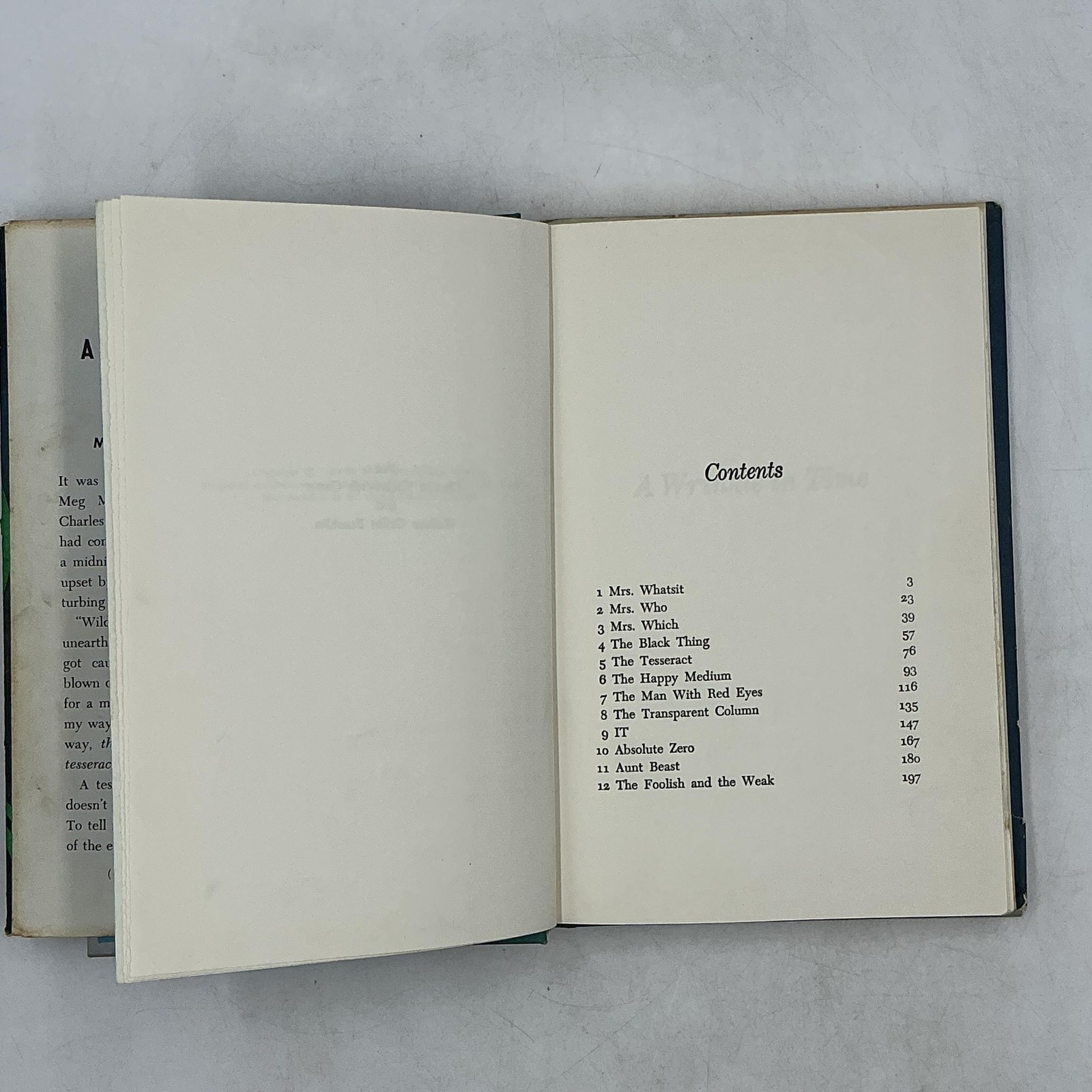 A WRINKLE IN TIME Madeleine L’Engle 1962 1st Ed HC DJ Vintage Blue BCE