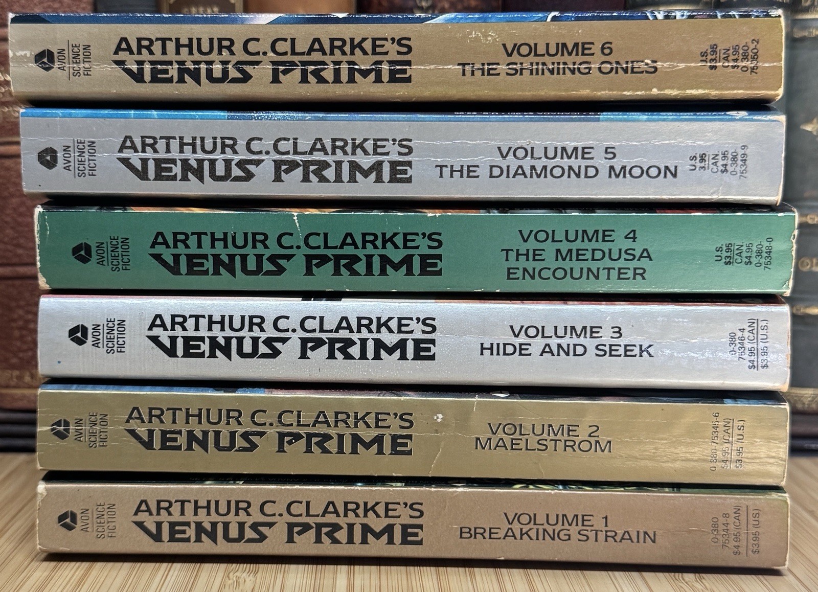 Complete Arthur C Clarke’s Venus Prime Series Vol 1-6 by Paul Preuss Lot of 6 PB
