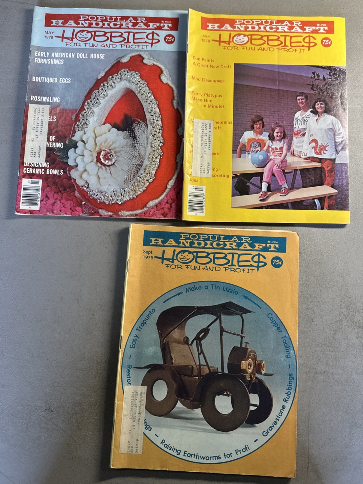 Vintage Lot Of 7 Hobby & Activity Magazines. 1940’s to 1980’s
