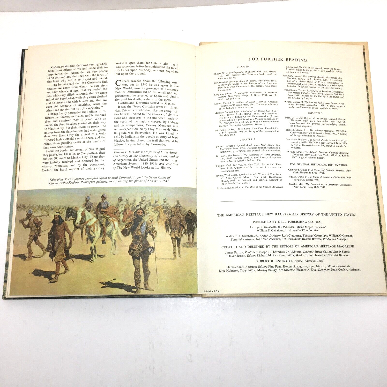 The American Heritage volume 1 The New World by Robert Athearn – book homeschool