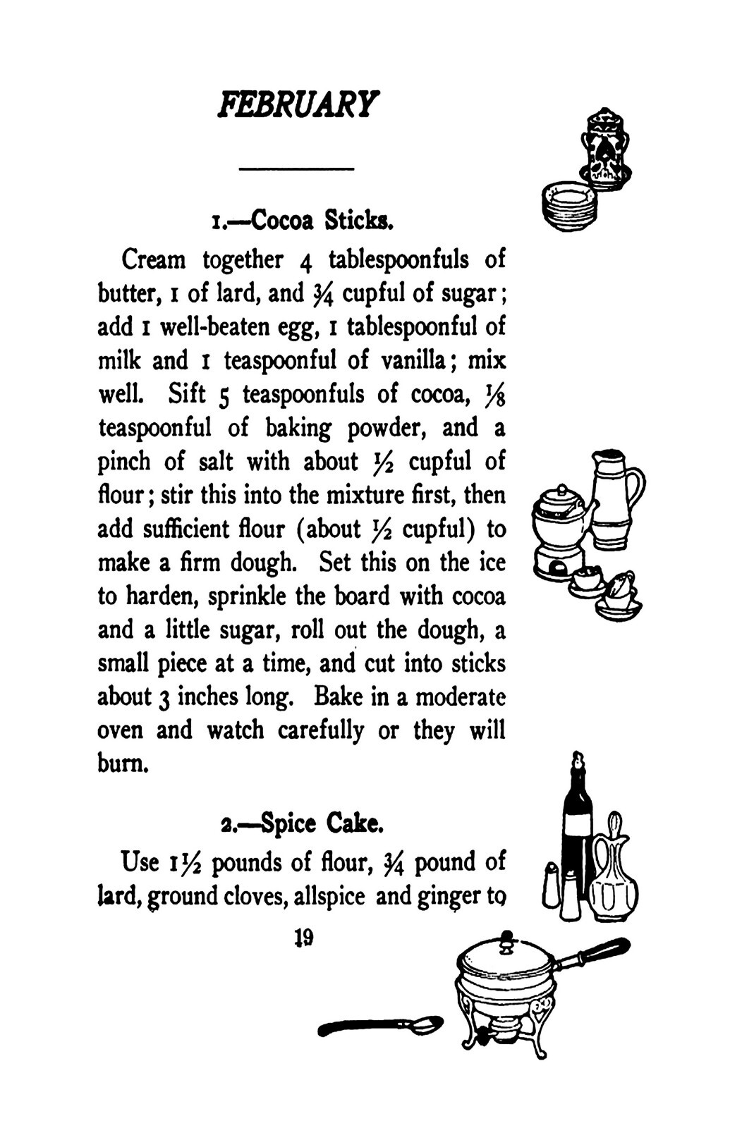 „1904“ 365 Cakes and Cookies Vintage Cook Book 179 Pages