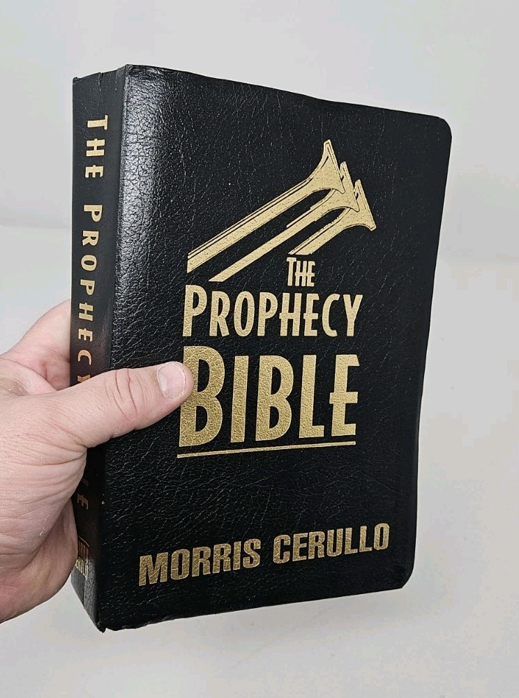 The Prophecy Bible Morris Cerullo KJV World Evangelism Bible Leather First Editi