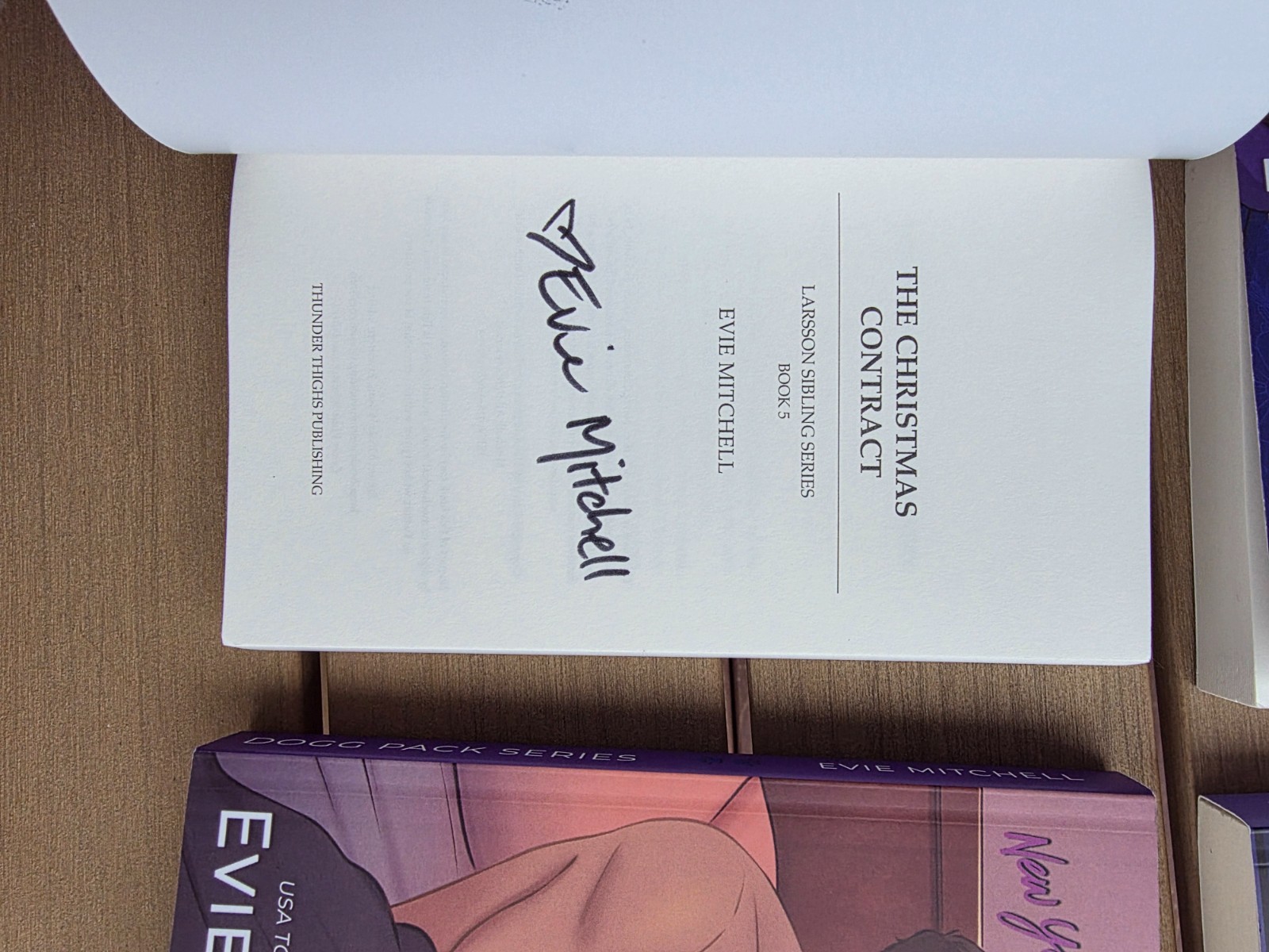 Evie Mitchell RARE book signing bundle
