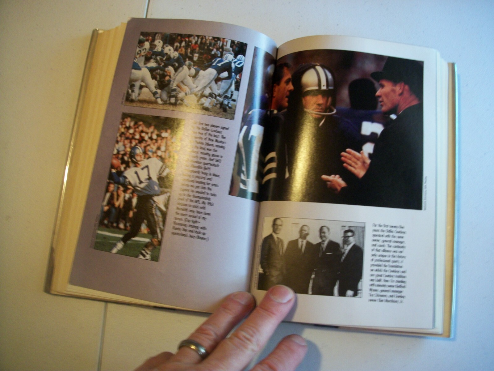 TOM LANDRY-AN AUTOBIOGRAPHY–HARDCOVER BOOK-FORMER LIBRARY BOOK-302 PAGES