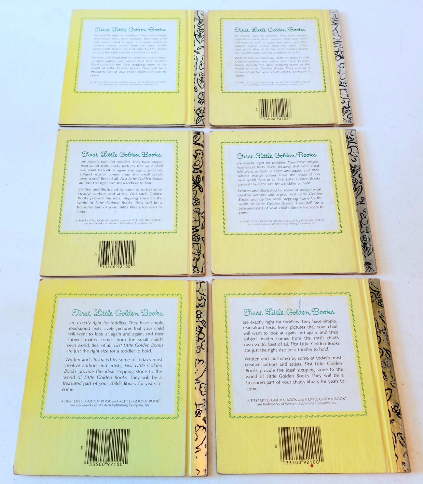 Lot of 15 VINTAGE 80s My First Little Golden Books Teacher Library Pediatrics
