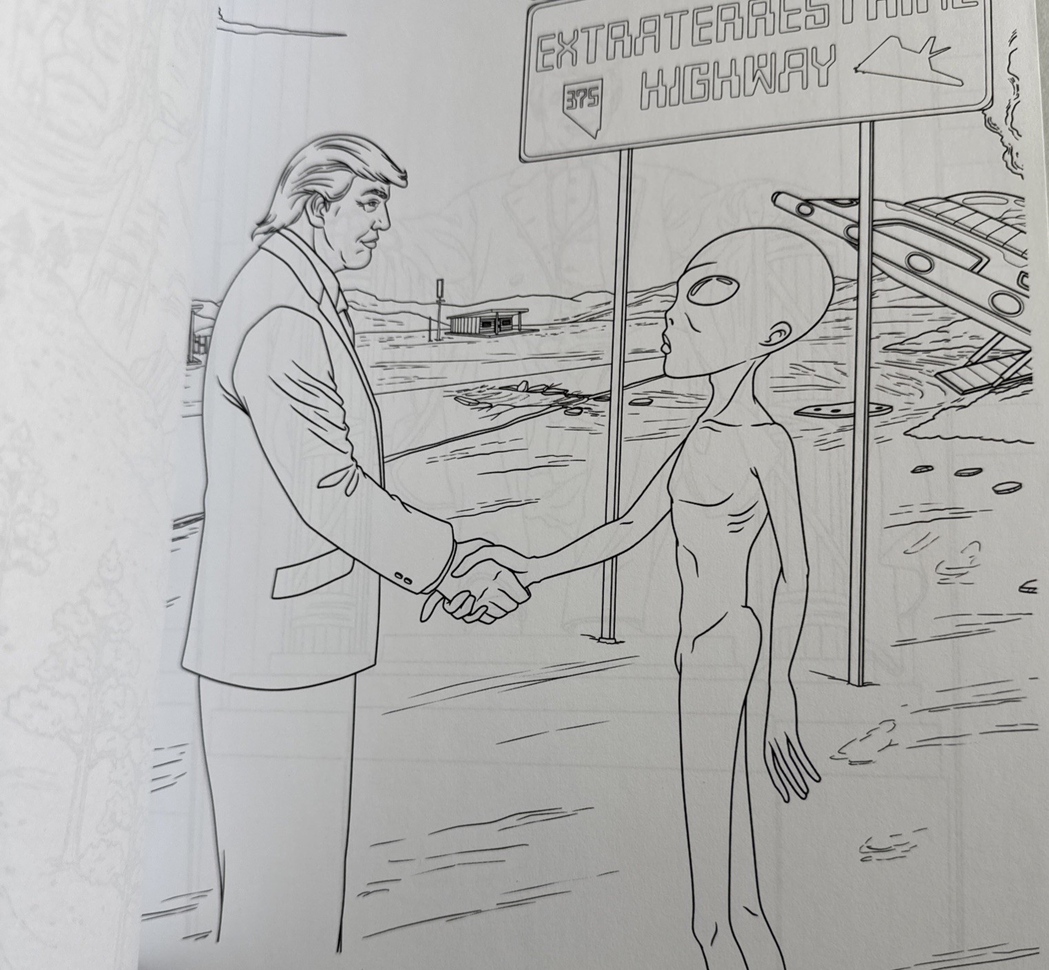 “THE TRUMP COLORING BOOK” by M.G. ANTHONY President Donald J POST HILL PRESS