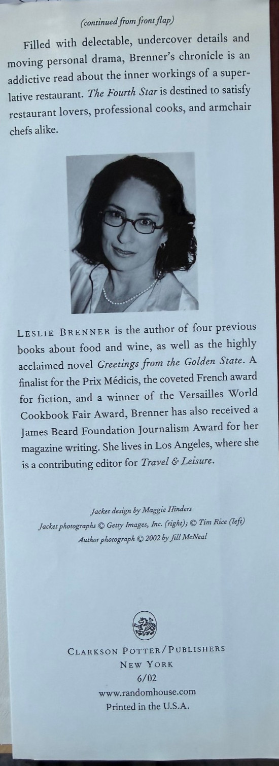 The Fourth Star Inside Daniel Boulud’s Restaurant Leslie Brenner First