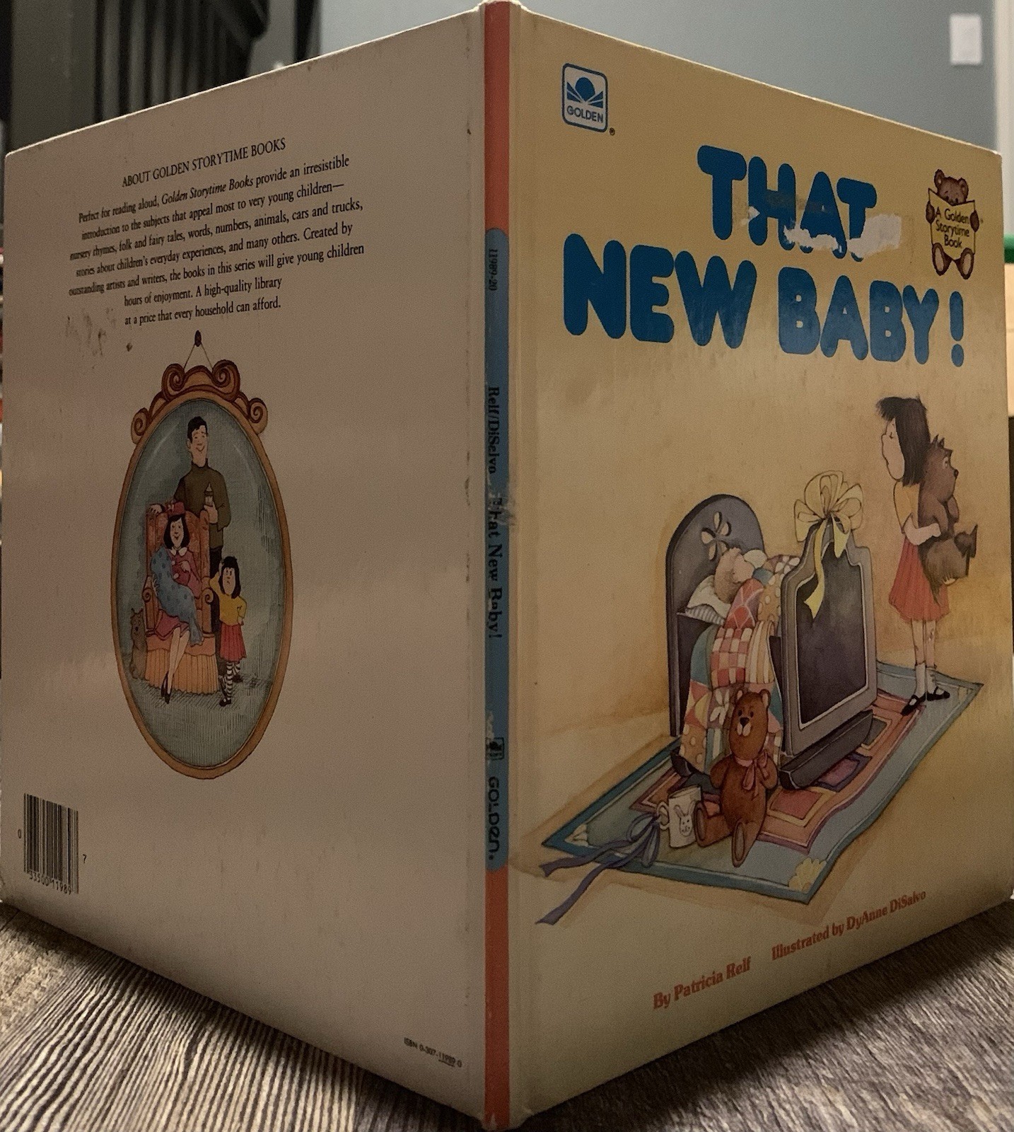 RARE! 13th Printing Edition That New Baby! Golden Storytime Book 1980 ACCEPTABLE