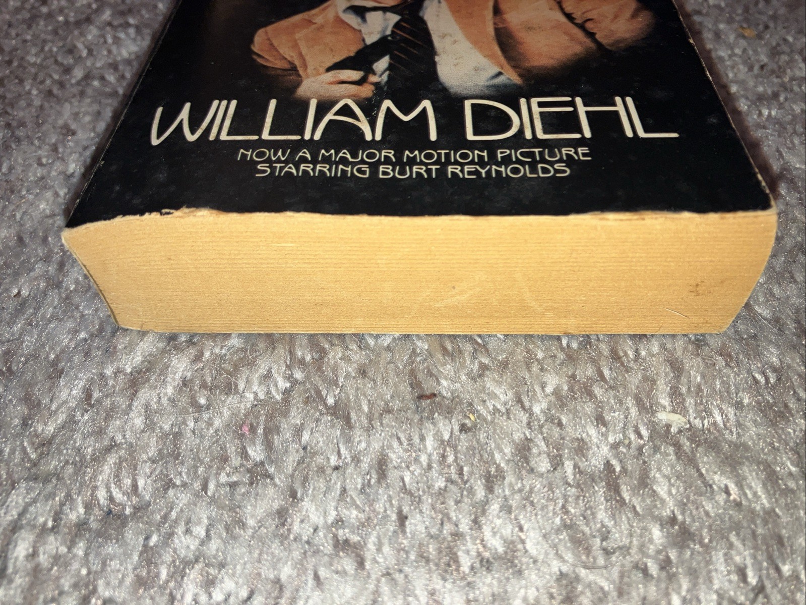 SHARKY’S MACHINE paperback book 1981 WILLIAM DIEHL Movie Tie-In BURT REYNOLDS