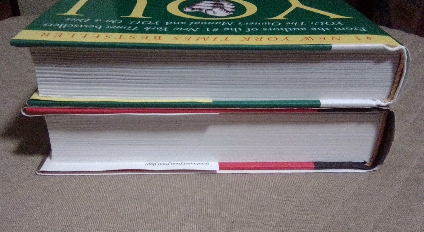 YOU: The Owner’s Manual; UPDATED & EXPANDED_; Staying Young, /HC Books 2pc LOT
