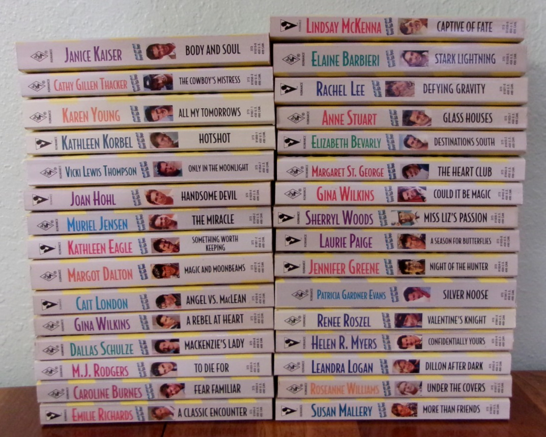 31 Harlequin ‚Men At Work‘ Series Romance Novels Paperback Books 80’s/90s