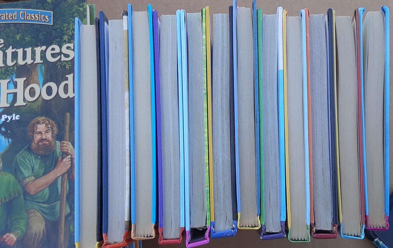 Treasury Of Illustrated Classics Hardcover Books Lot Of 24. Beauty Oz Holmes Pan