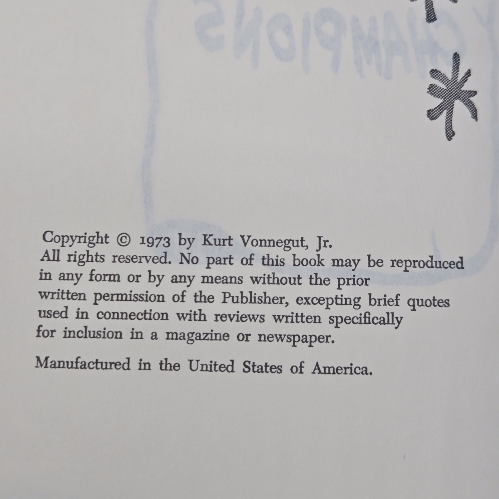 Kurt Vonnegut Jr Lot 3 Delacorte Hardcover Books Slaughterhouse Sirens Breakfast