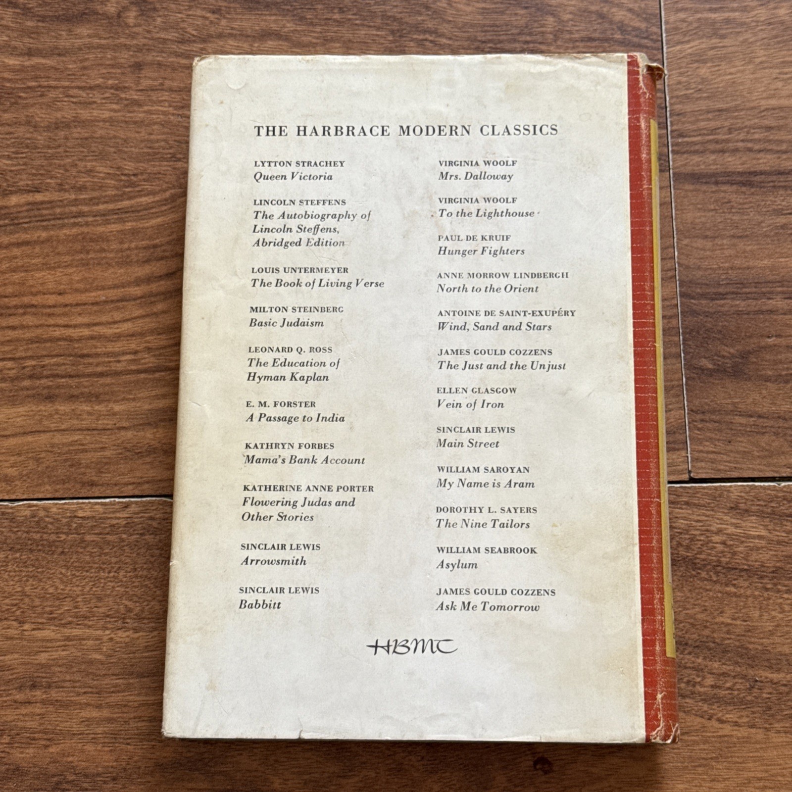 A Passage to India by E. M. Forster 1952 Vintage Hardcover w/ Dust Jacket Book