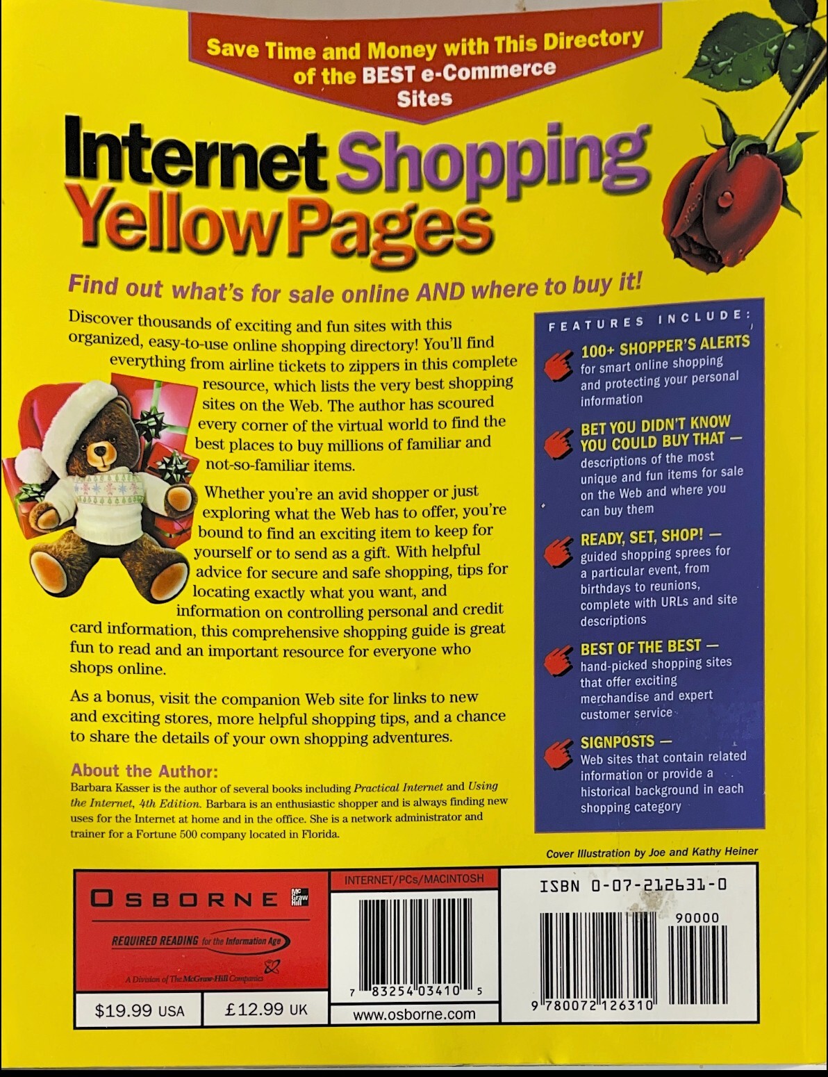 Internet Shopping Yellow Pages 2001 Holiday Sopping Guide By Barbara Kasser