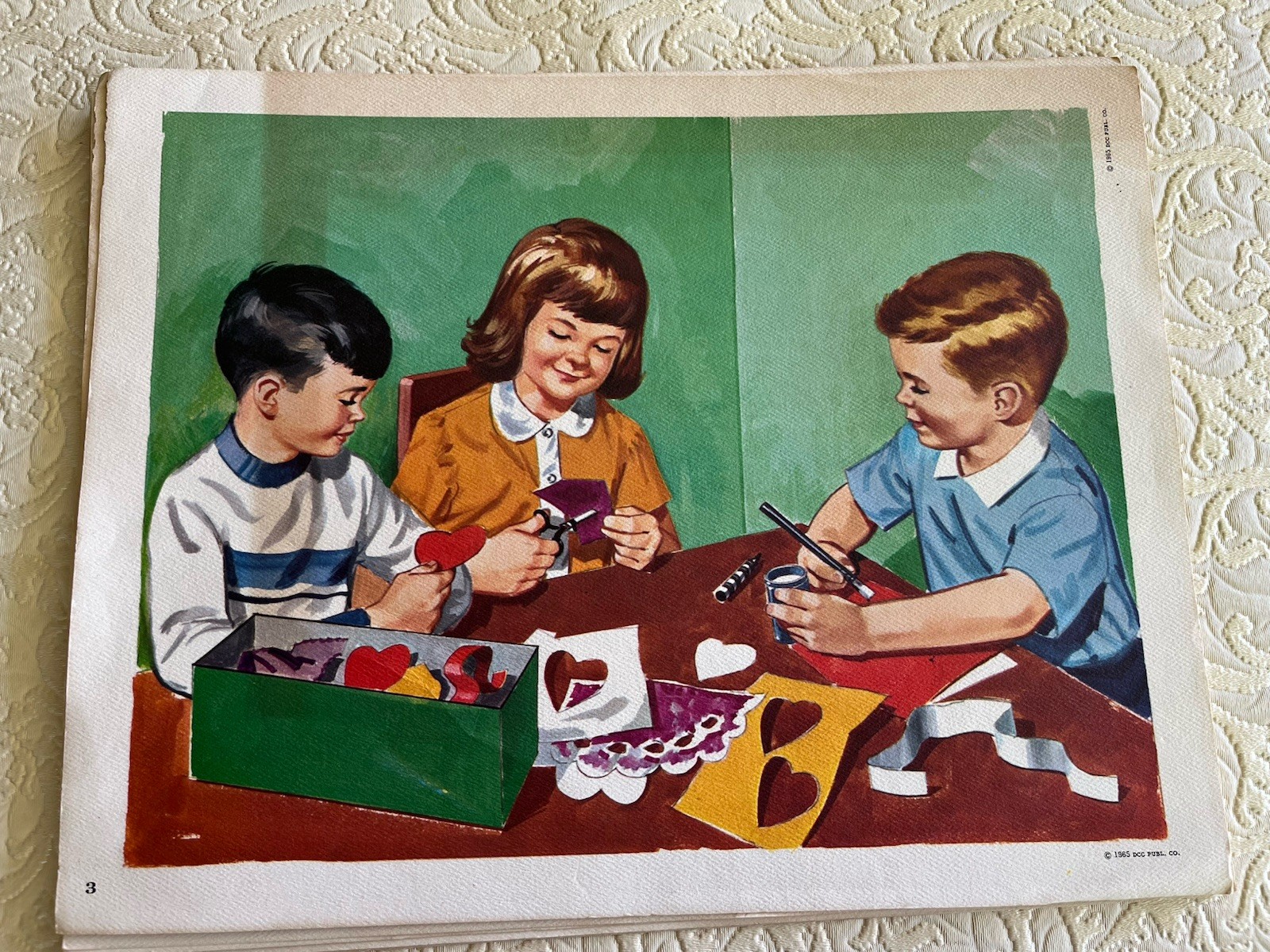 1965 David C Cook Publishing Instructions 7 Holiday Posters Educational ￼