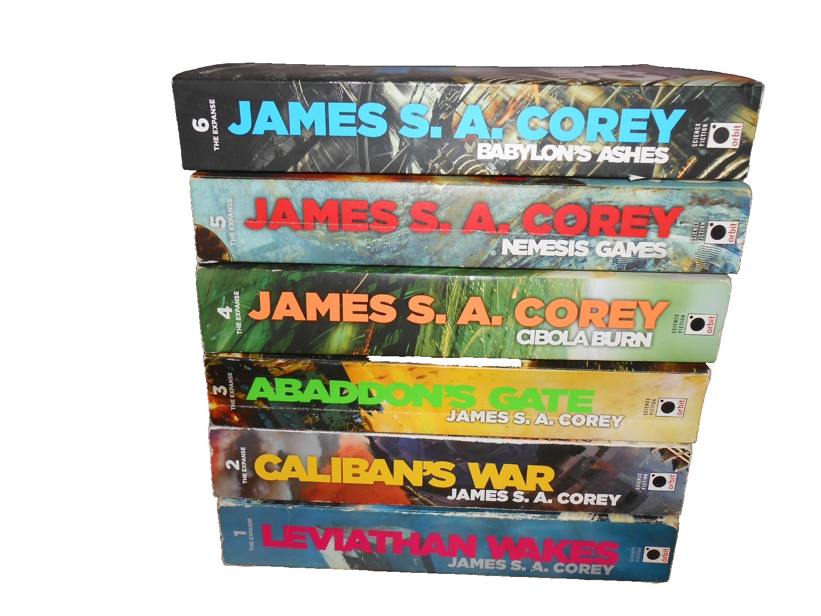 James S. A. Corey Lot of 6 THE EXPANSE Books 1-6 – TPB GC