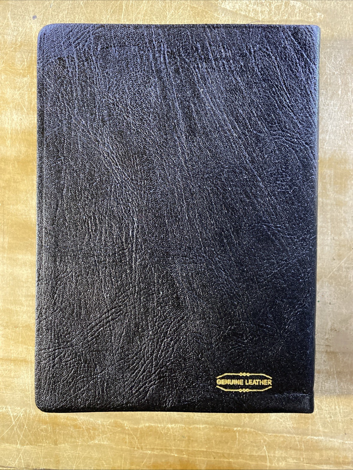 Rare 2016 Kirkbride Thompson Chain-Reference Bible ESV Black Genuine Leather USA