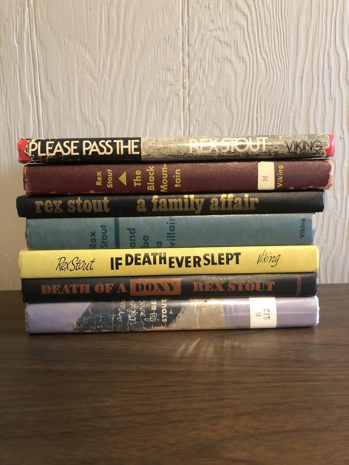 Rex Stout. Nero Wolfe novels. Choose title(s). Contact Seller. Combine Shipping.