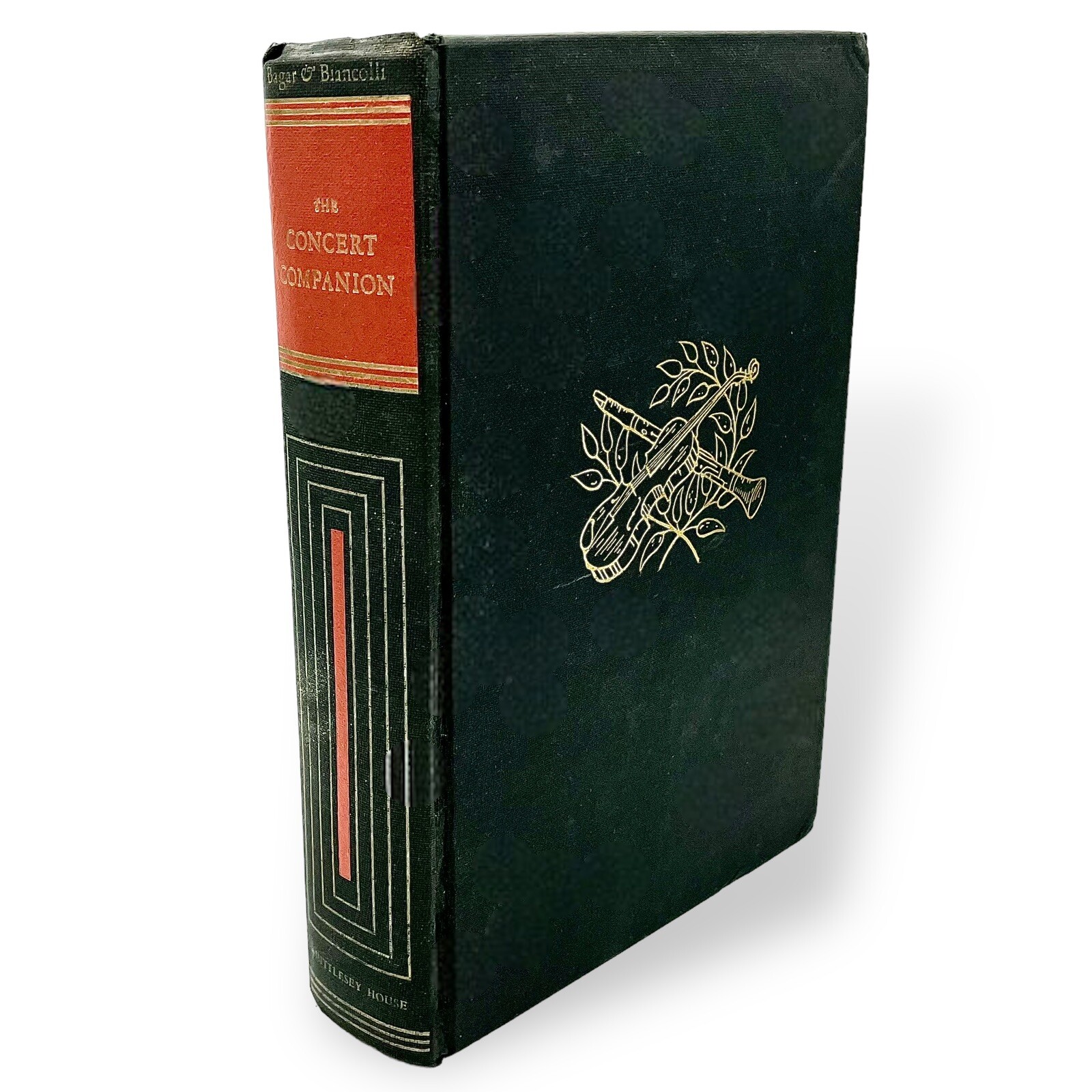 CONCERT COMPANION GUIDE SYMPHONIC MUSIC 1947 HC Bagar Biancolli EUC