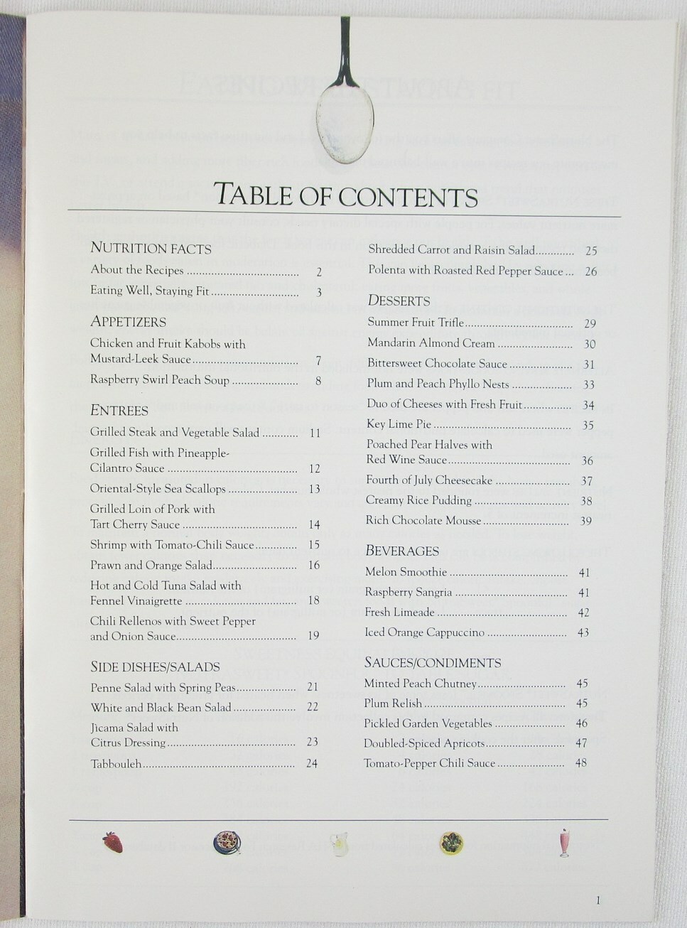 The NutraSweet Spoonful Recipe Collection, 1992, 48 Pages