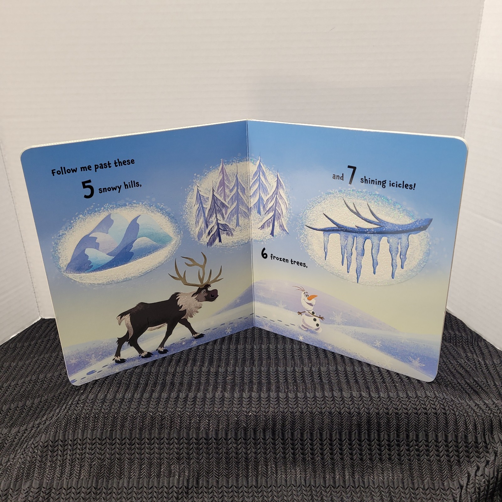 Olaf’s 1-2-3 (Disney Frozen) (Glitter Board Book) – Board book – NEW