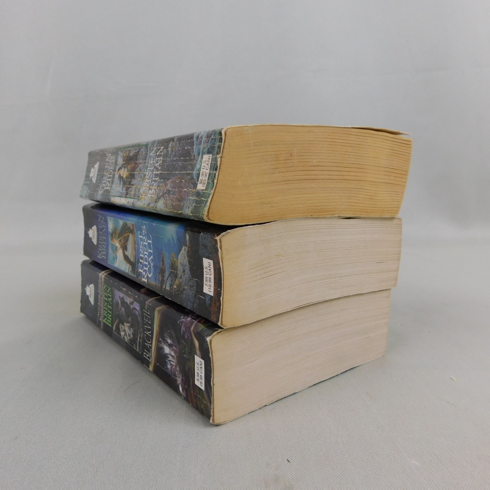 3pc Book Lot Kristen Britain Green Rider Series Paperback Novels #2048