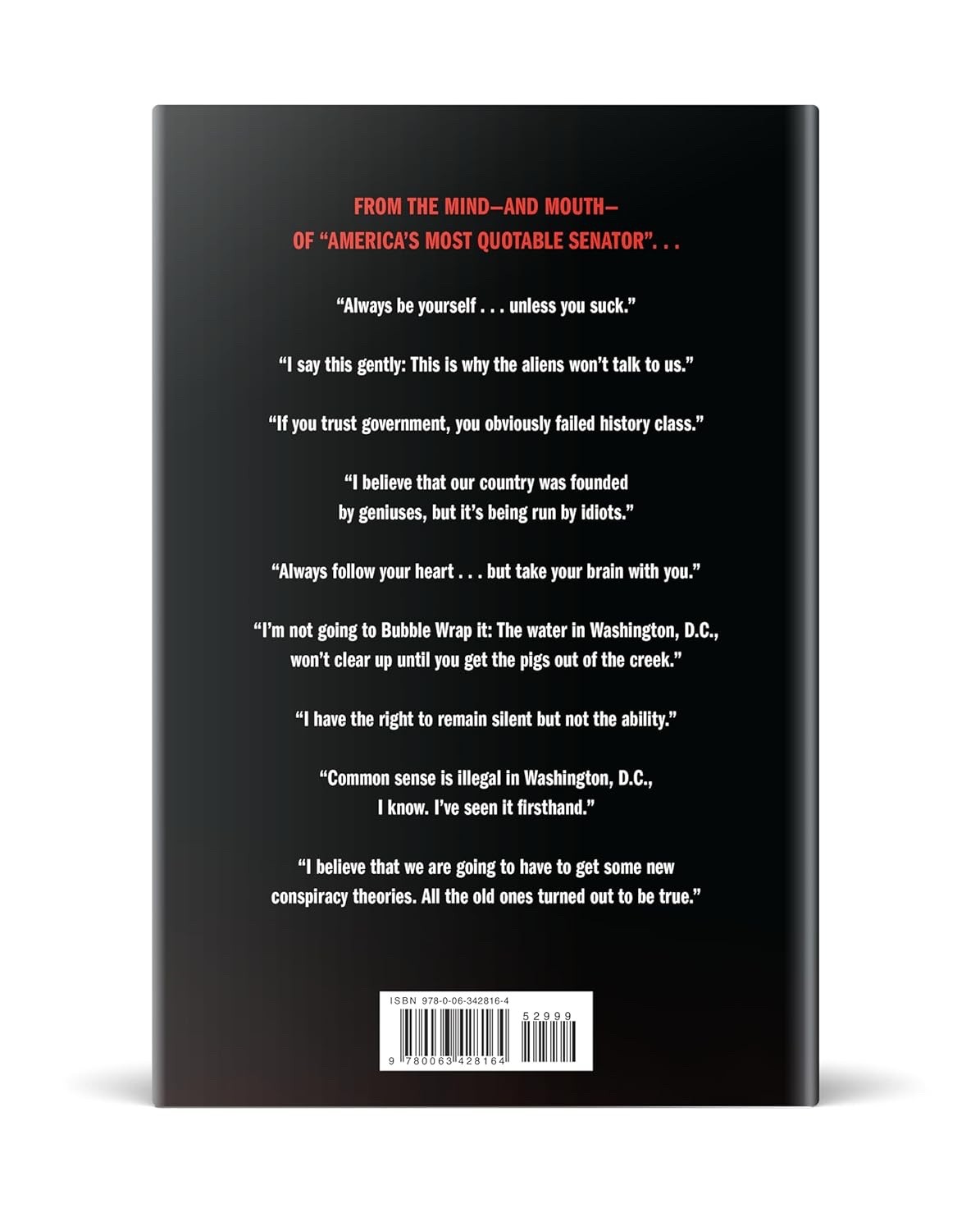 How to Test Negative for Stupid: And Why Washington Never Will -FREE SHIPPING