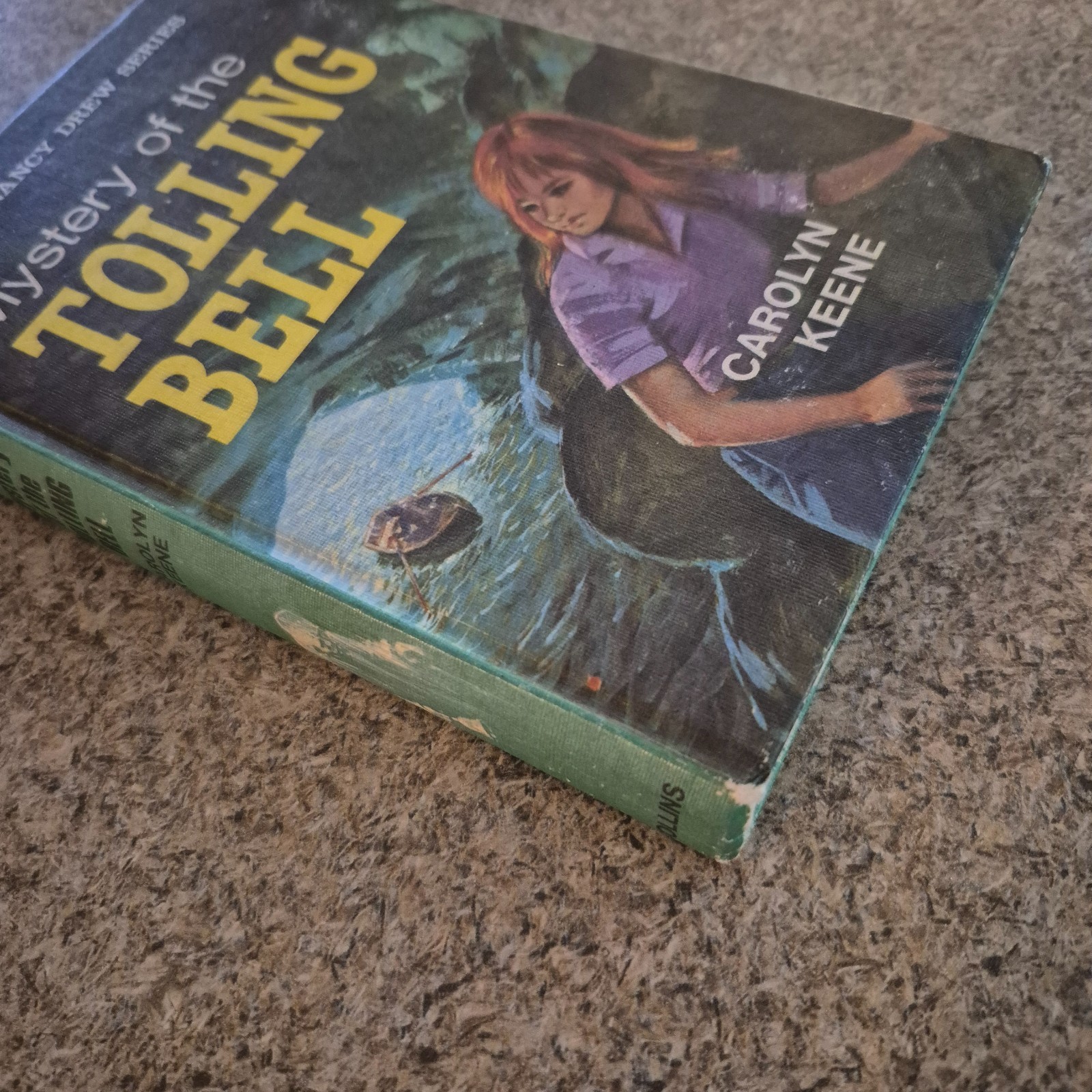 RARE BRITISH Nancy Drew Mystery of the Tolling Bell 1972 Carolyn Keene HB #19
