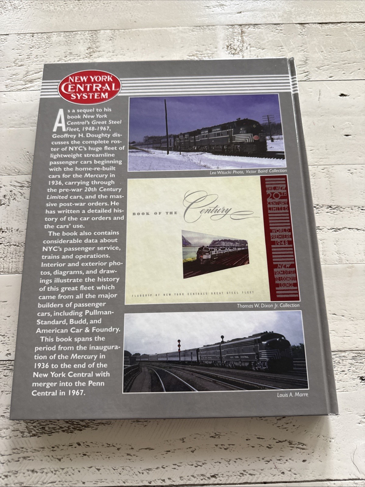 New York Central Lightweight Passenger Cars Trains Travel Doughty HC 1997