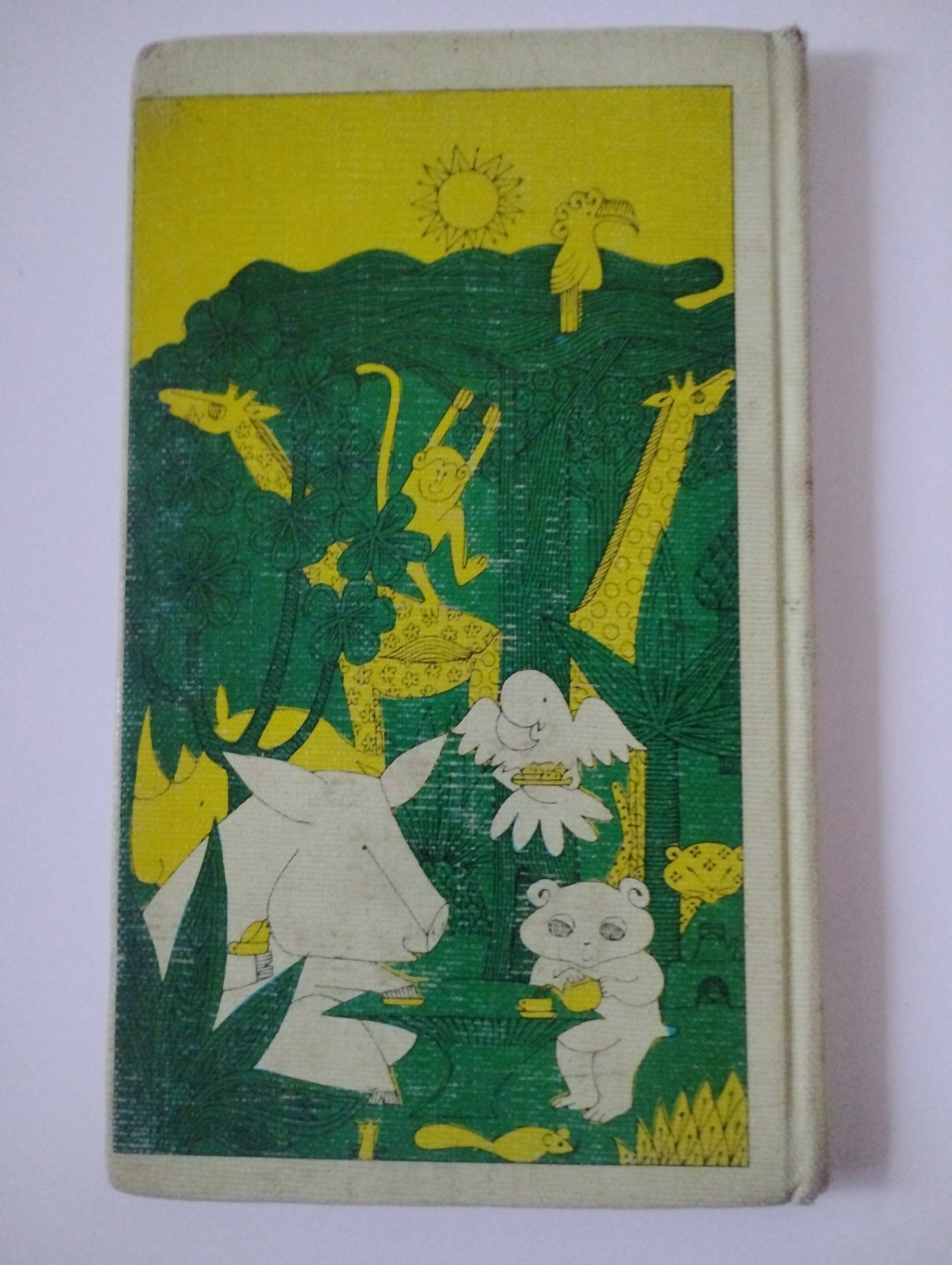 And It Rained Ellen Raskin 1969 1st Edition Atheneum Tea with Jungle Animals HC