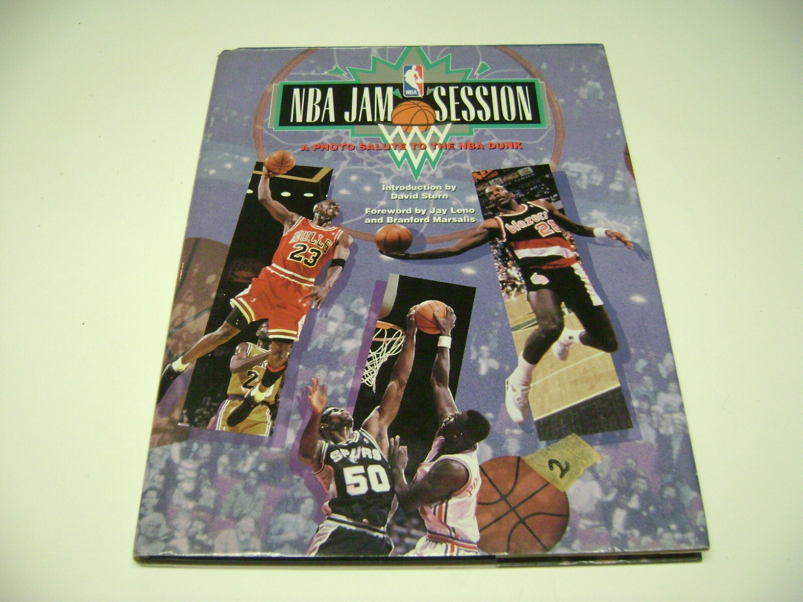 Huge 1993 Hardcover Book NBA JAM SESSION, Photo Salute to the Dunk, 168 pages