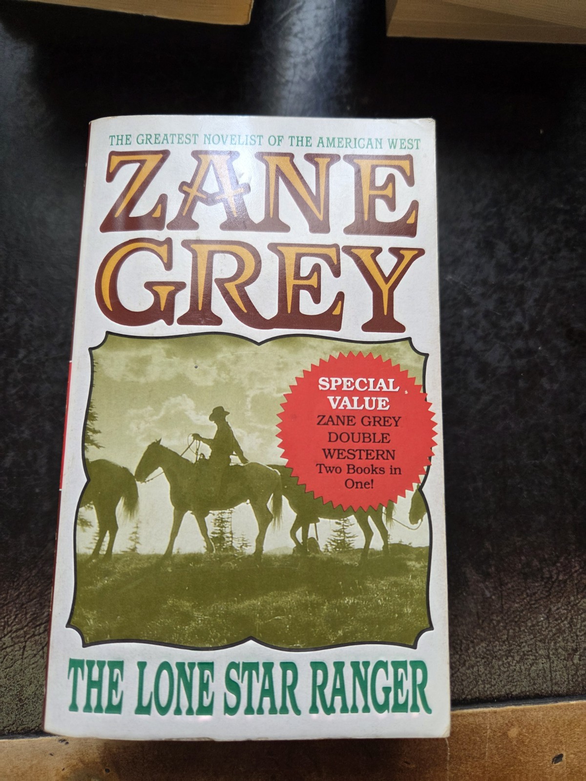 Zane Grey & Max Brand Western Adventure Paperback Lot The U.P. Trail Gauntlet