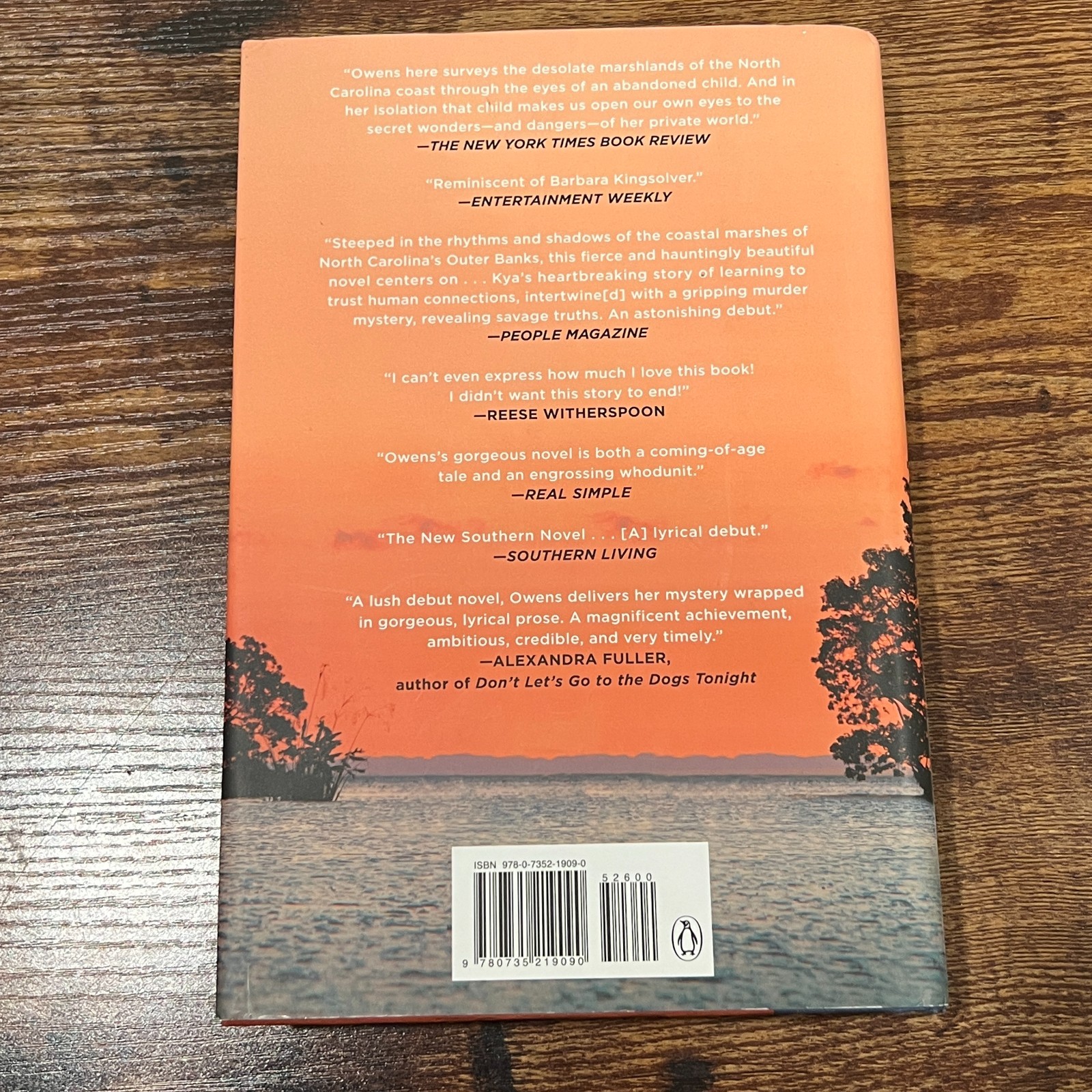 Where the Crawdads Sing by Delia Owens 2018 Hardcover HCDJ Mystery