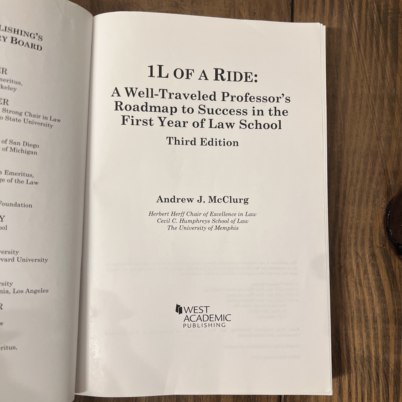 1l of a Ride: A Well-traveled Professor’s Roadmap to Success in the First Ye…